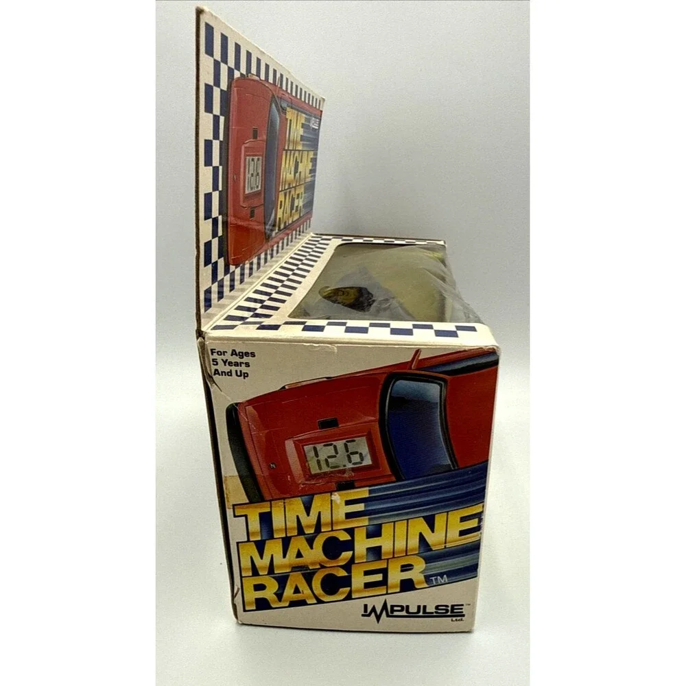 Time Machine Racer By Impulse, Black Trans AM, Plastic on Box Wrinkled, See Pics